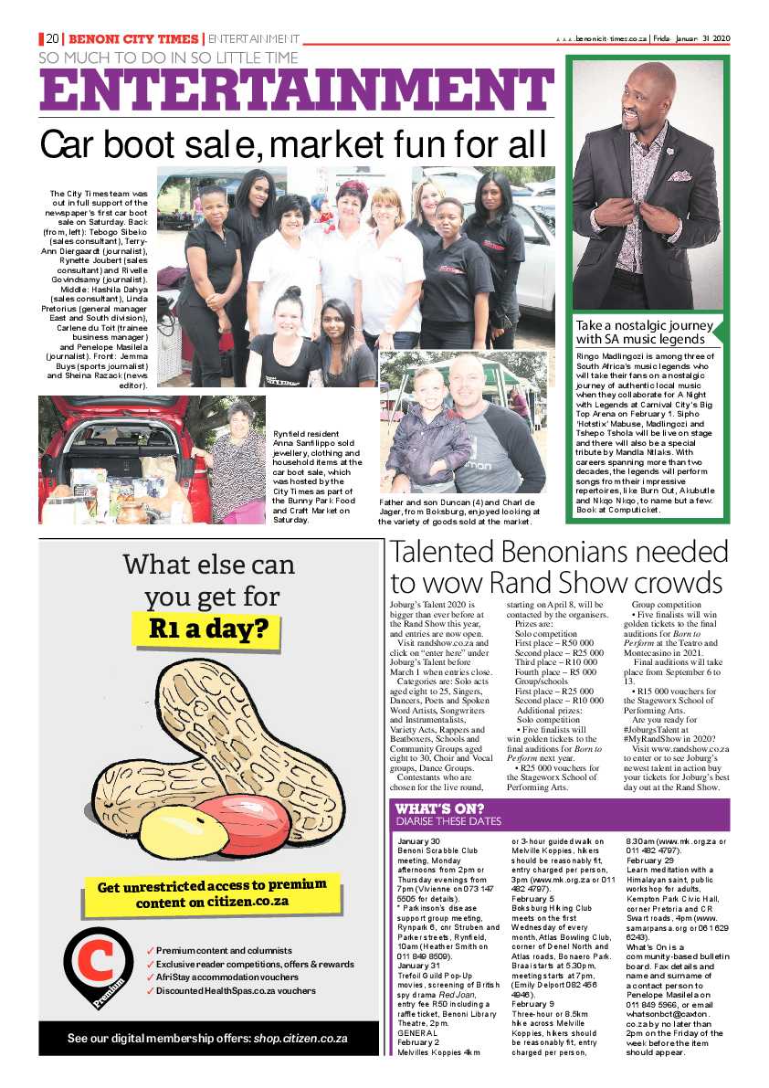 Benoni City Times 30 January 2020 page 20