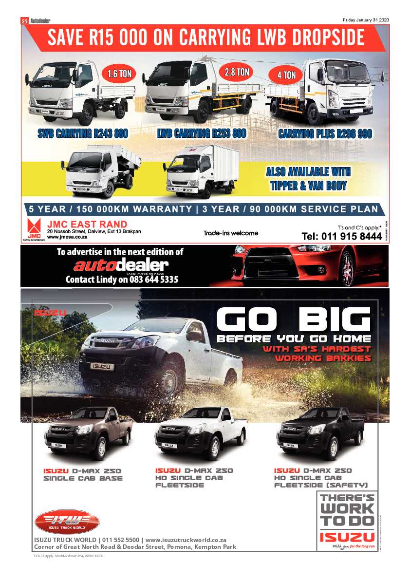 Benoni City Times 30 January 2020 page 26