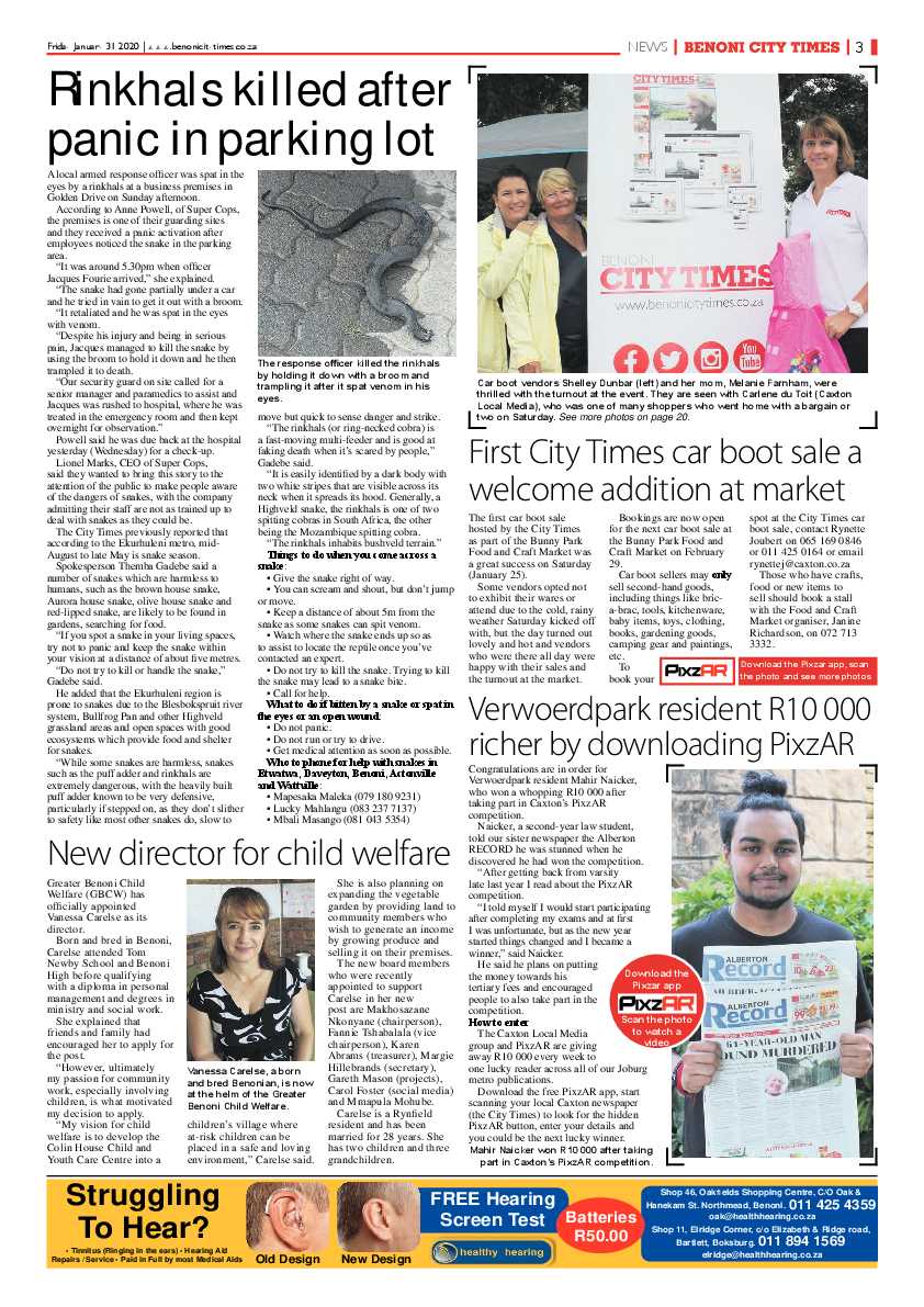 Benoni City Times 30 January 2020 page 3