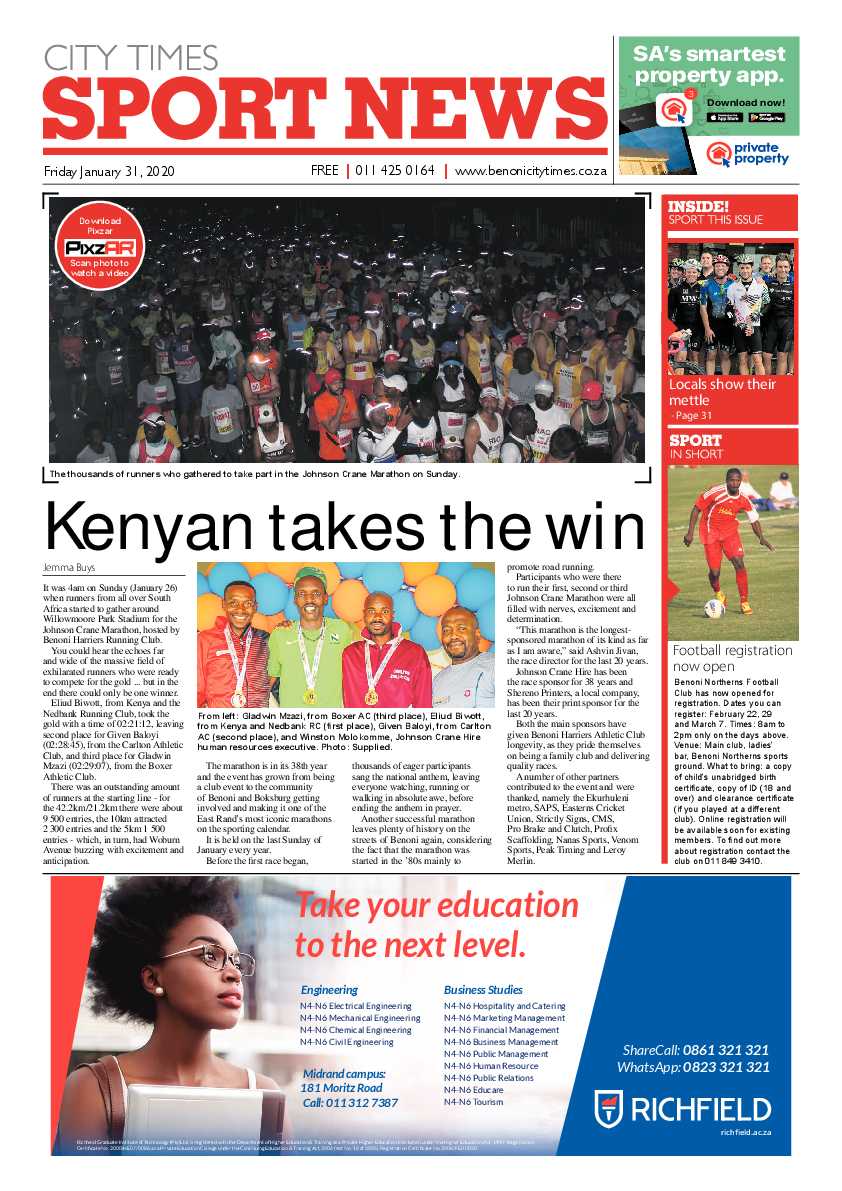 Benoni City Times 30 January 2020 page 32