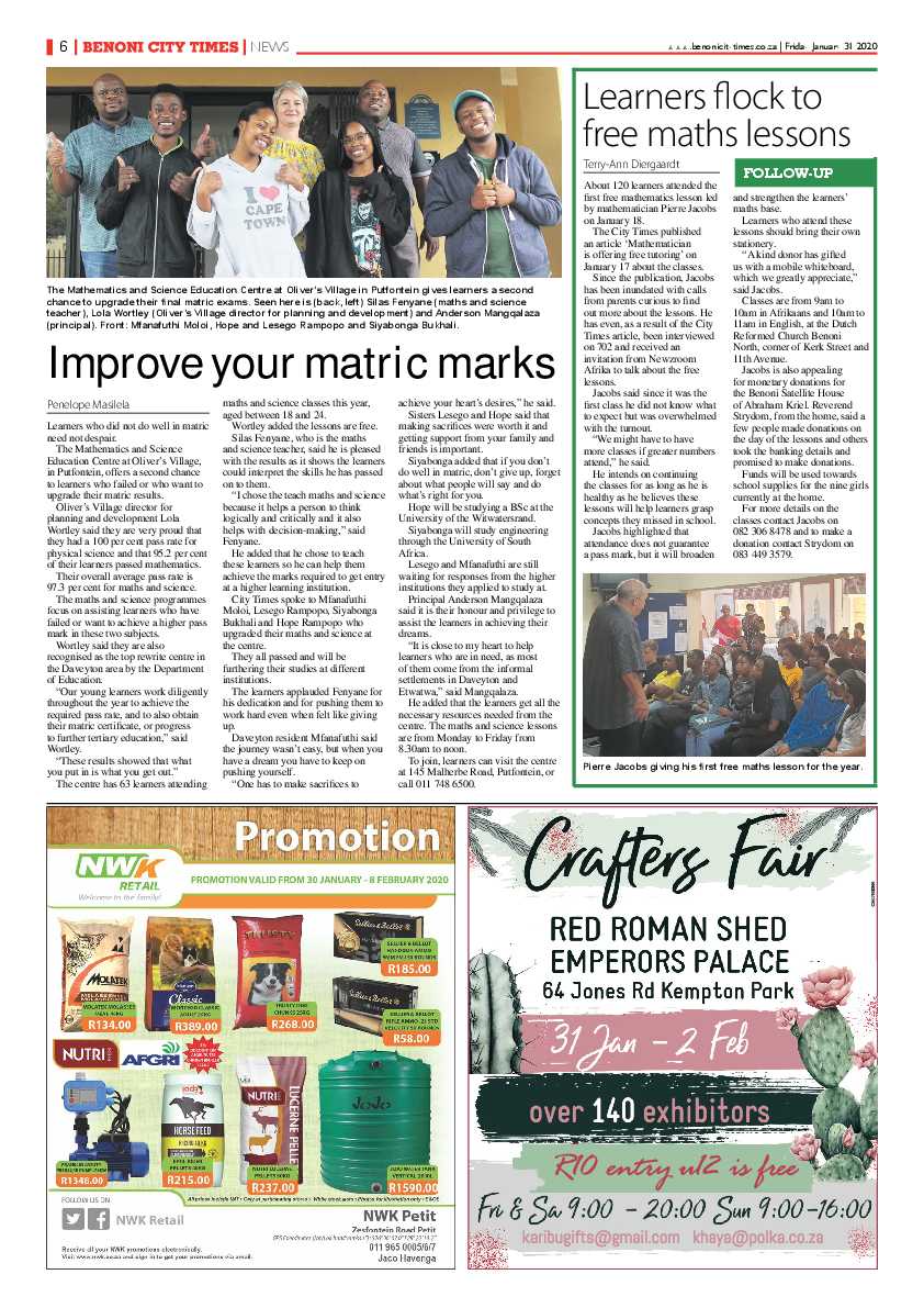 Benoni City Times 30 January 2020 page 6