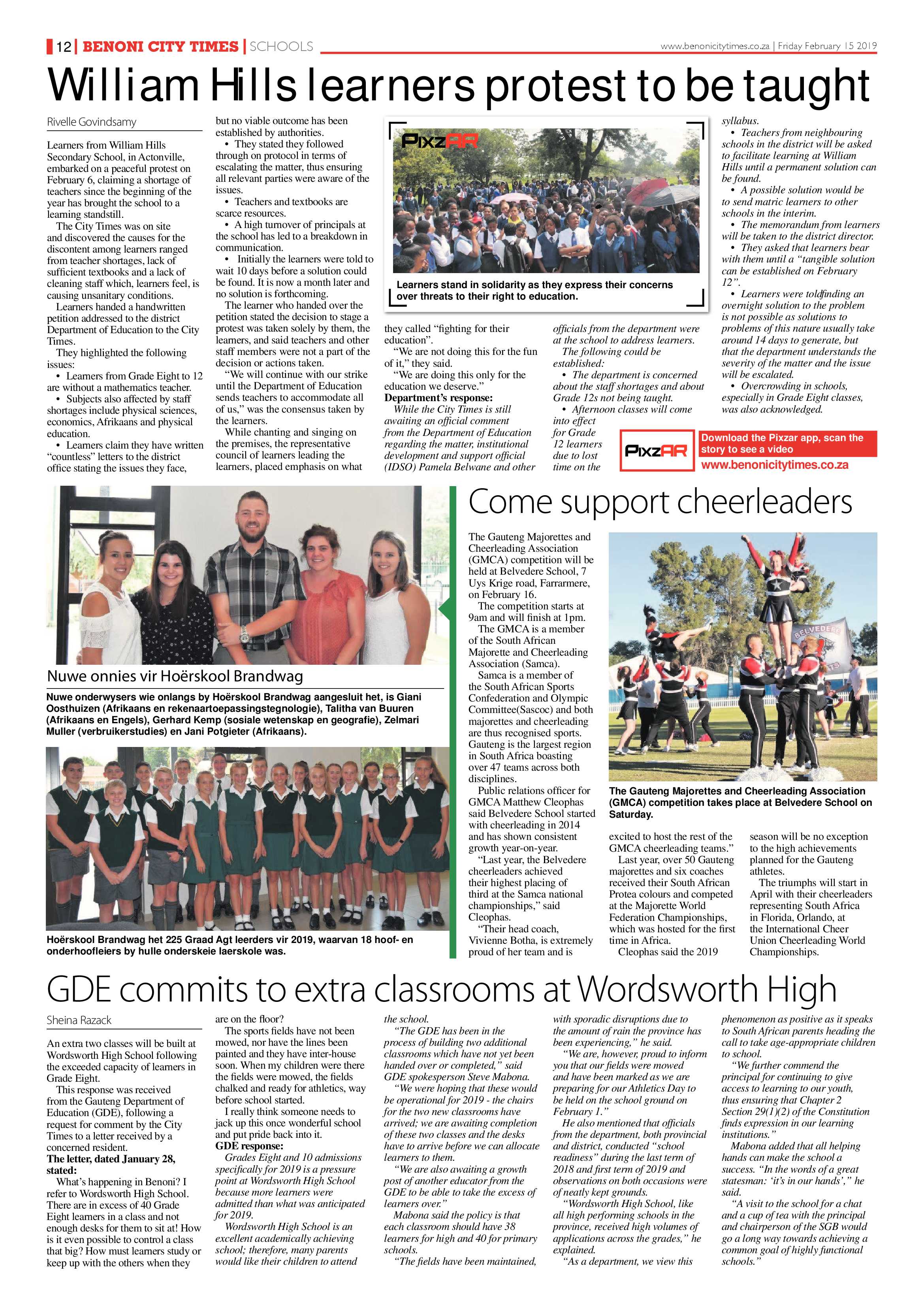 Benoni Cty Times 14 February 2019 page 12