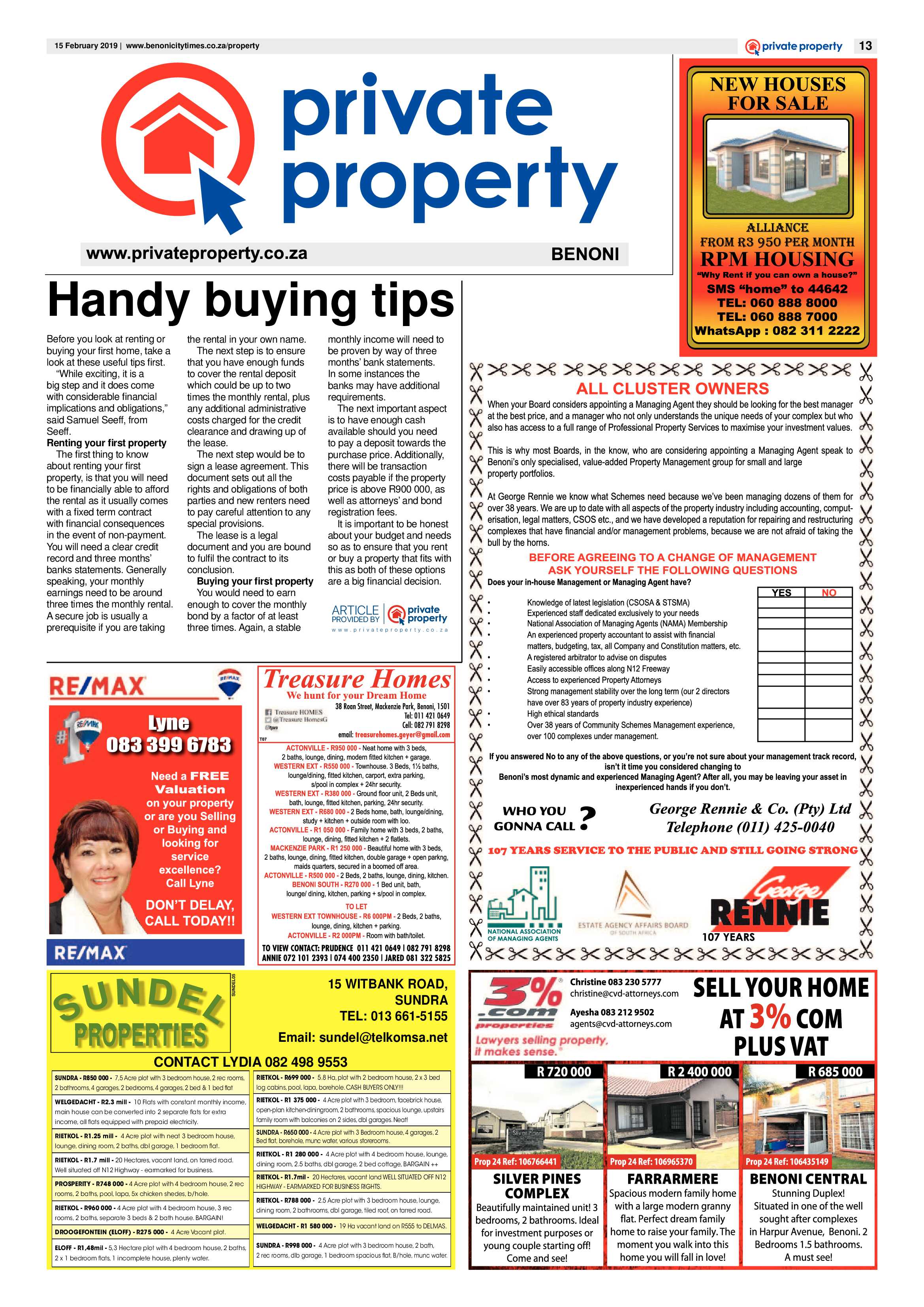Benoni Cty Times 14 February 2019 page 13