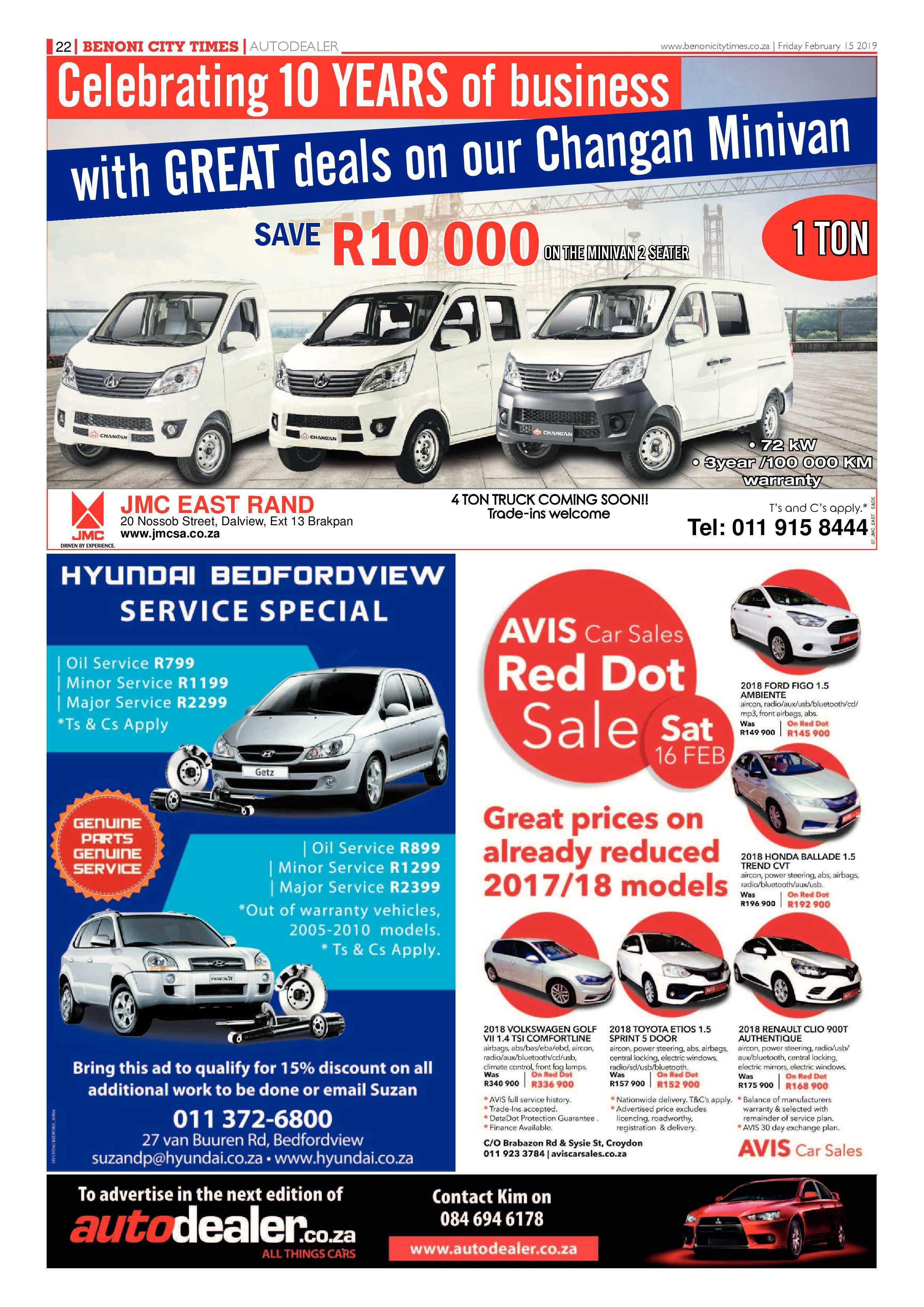 Benoni Cty Times 14 February 2019 page 22