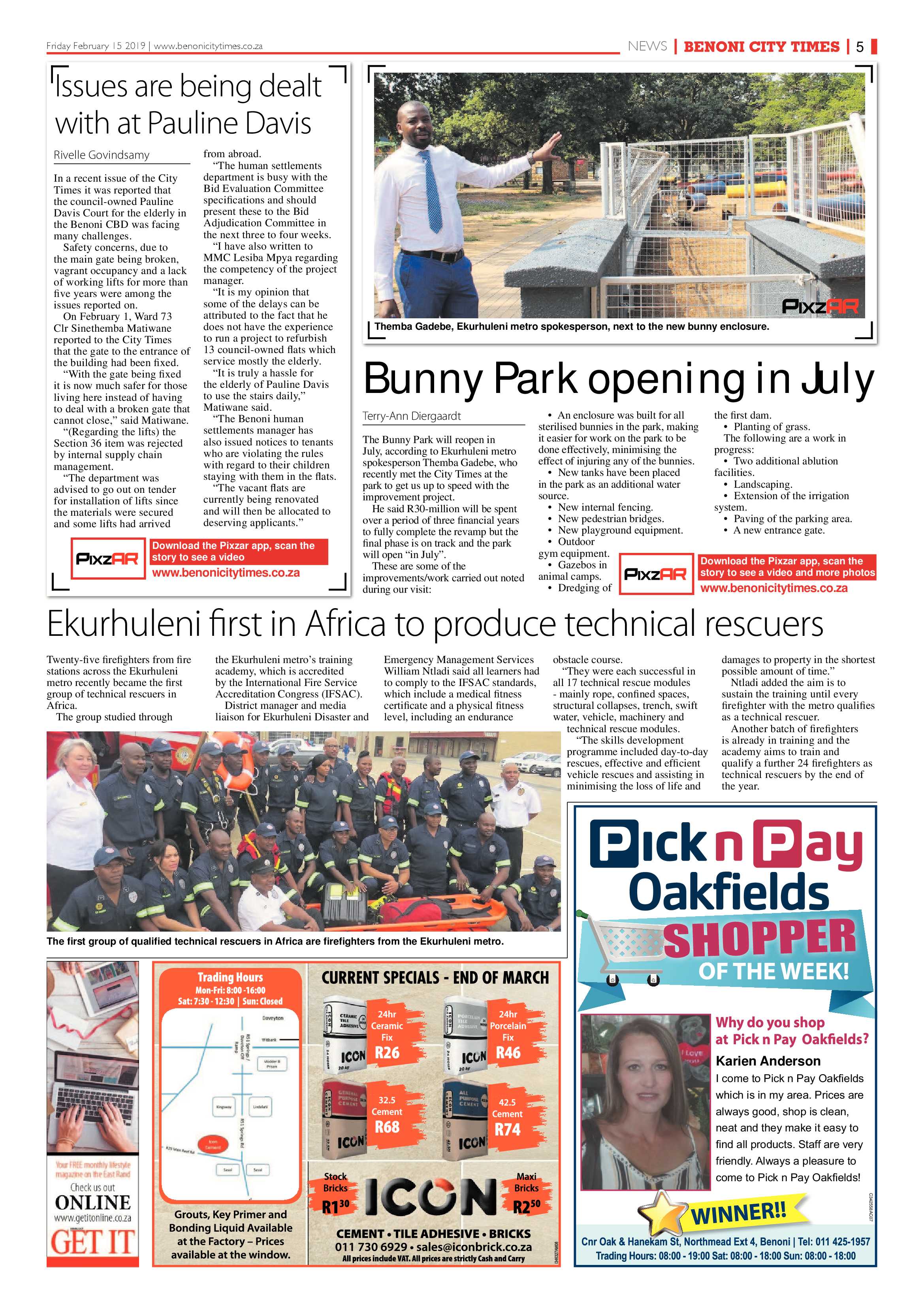 Benoni Cty Times 14 February 2019 page 5