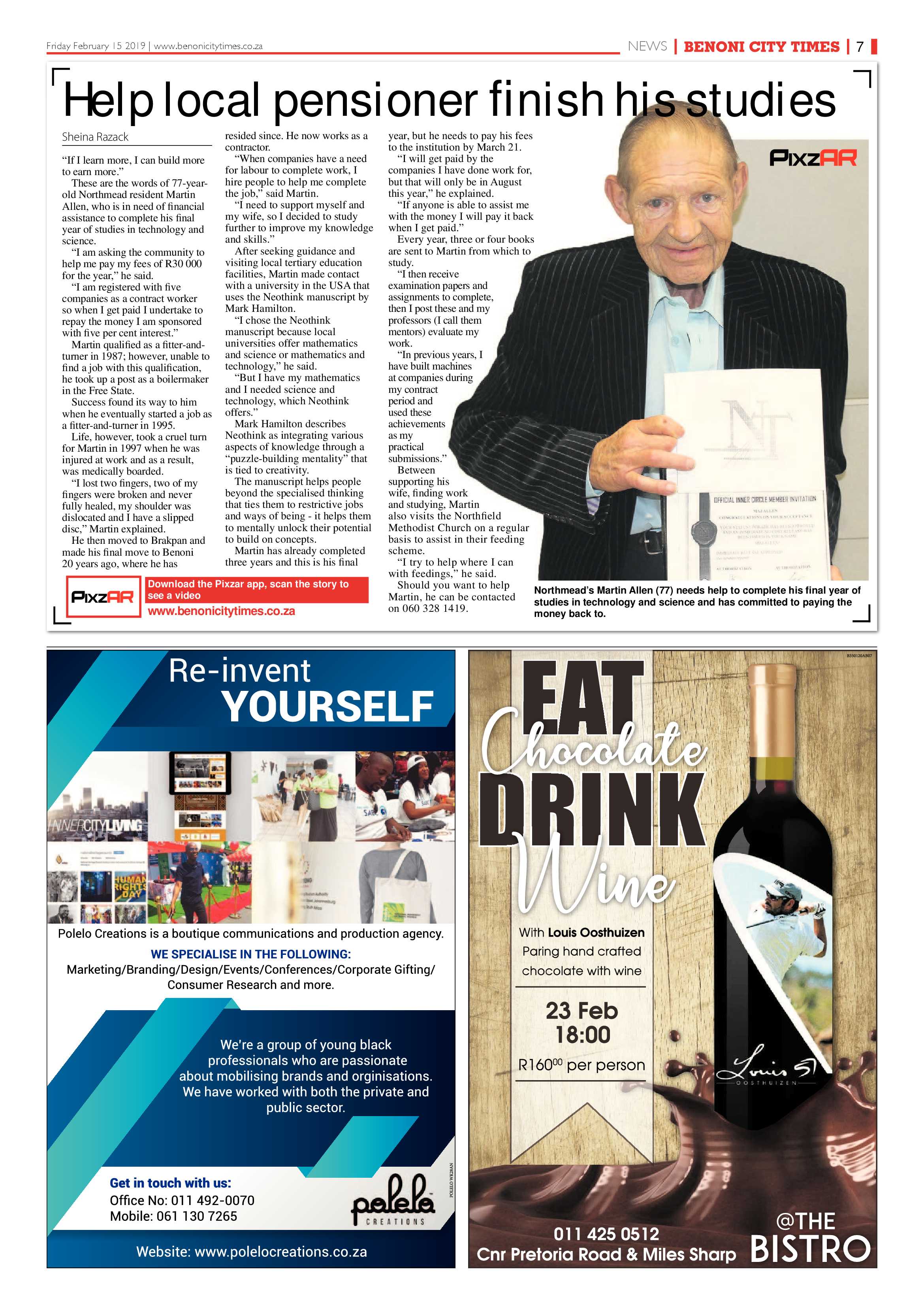 Benoni Cty Times 14 February 2019 page 7