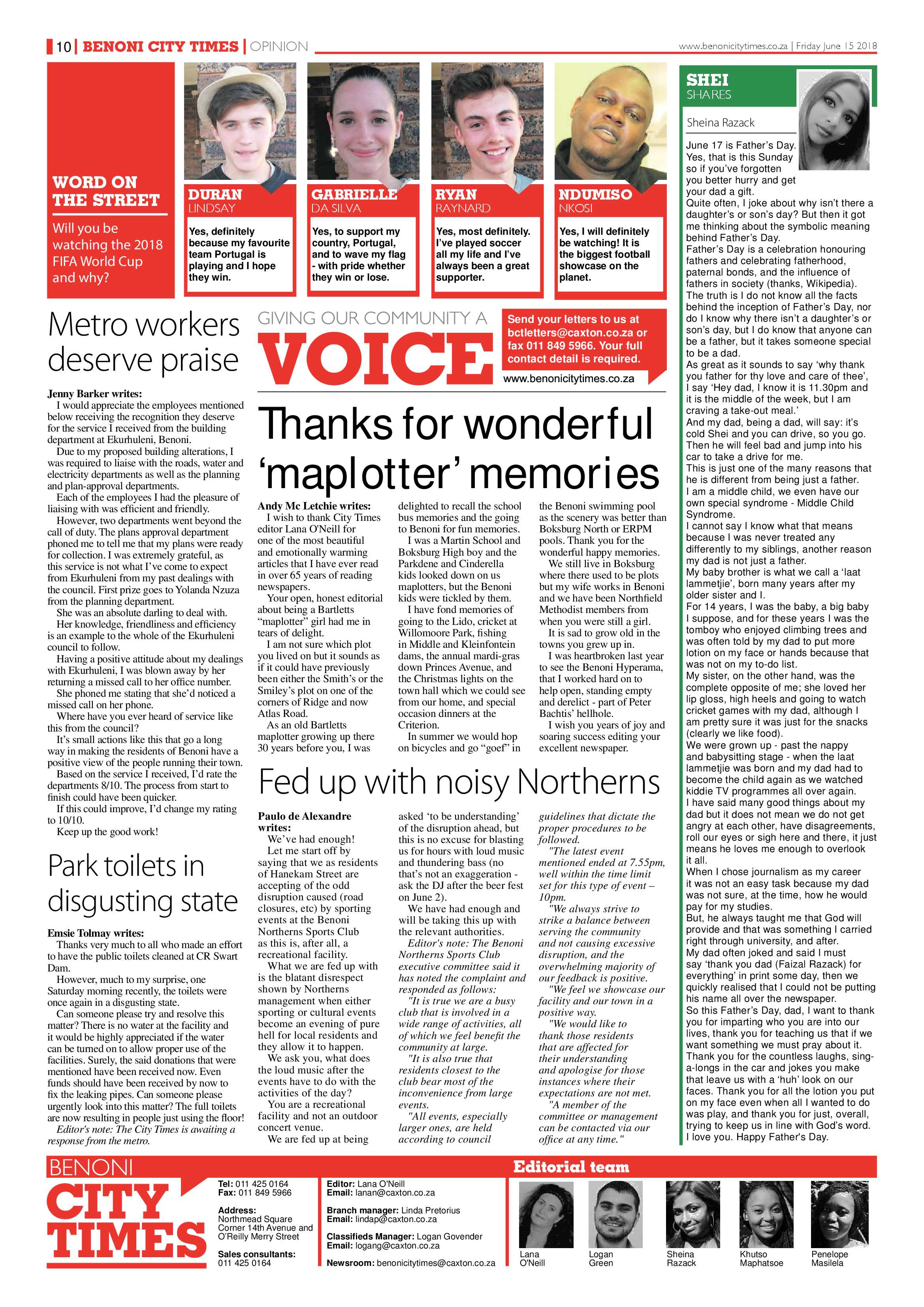 Benoni City Times 14 June 2018 page 10