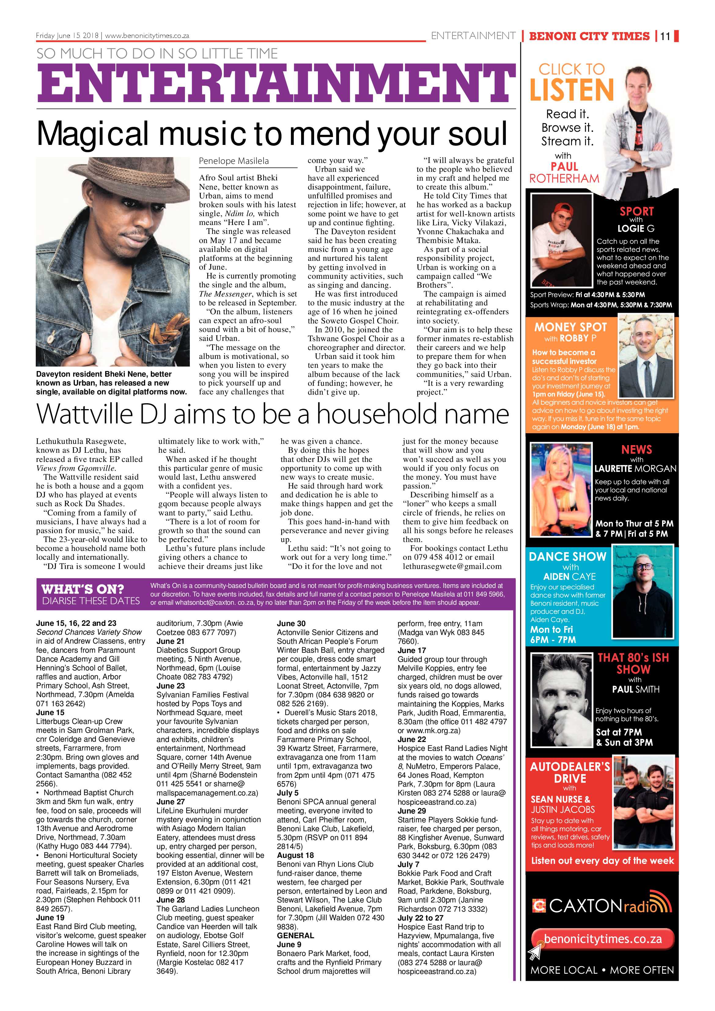 Benoni City Times 14 June 2018 page 11