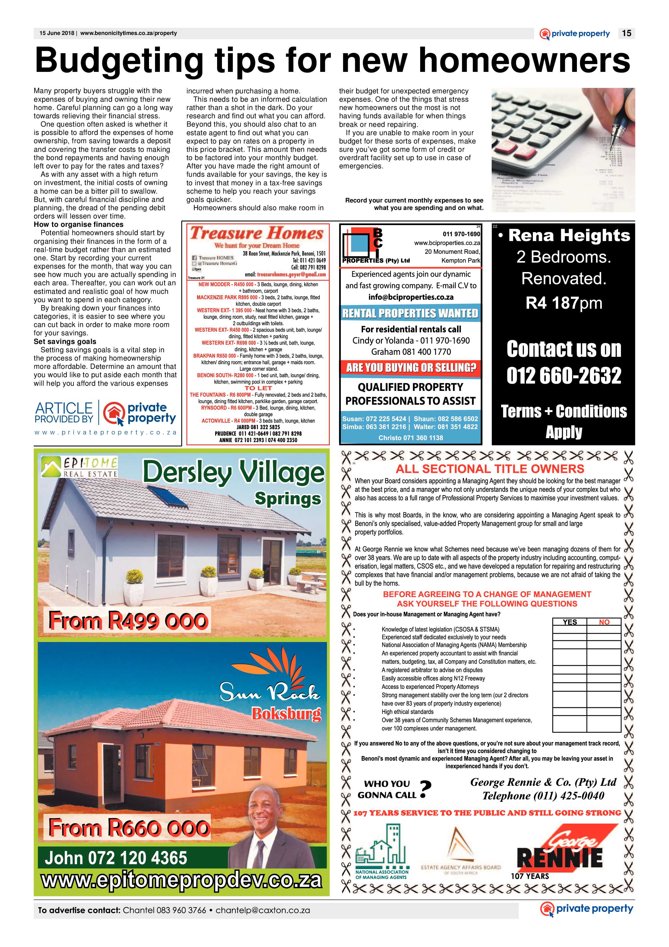Benoni City Times 14 June 2018 page 15