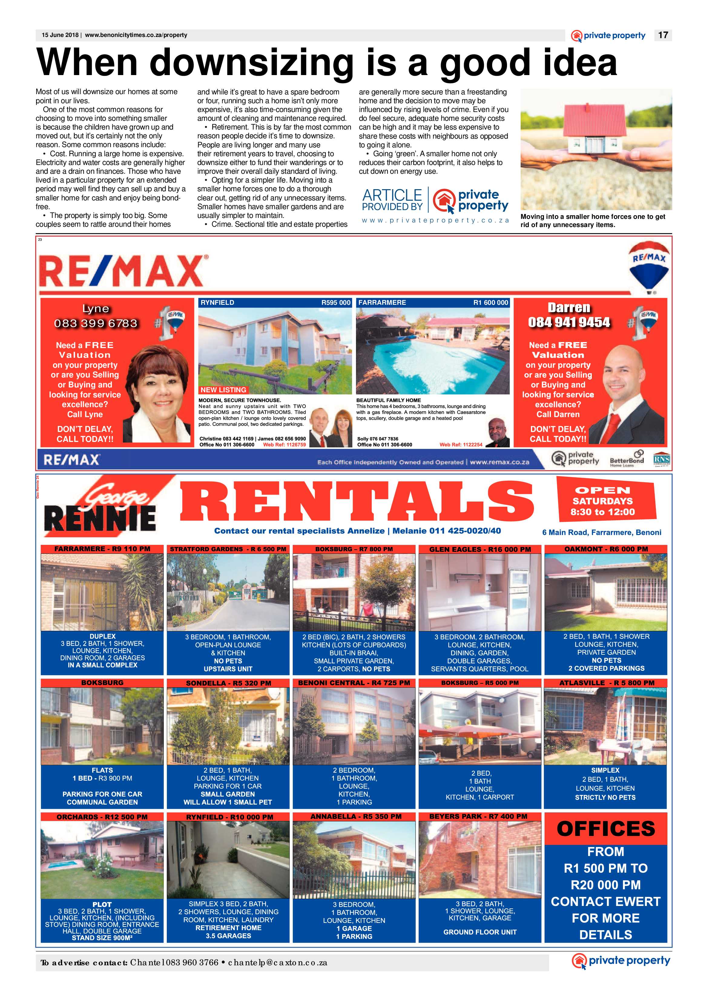 Benoni City Times 14 June 2018 page 17