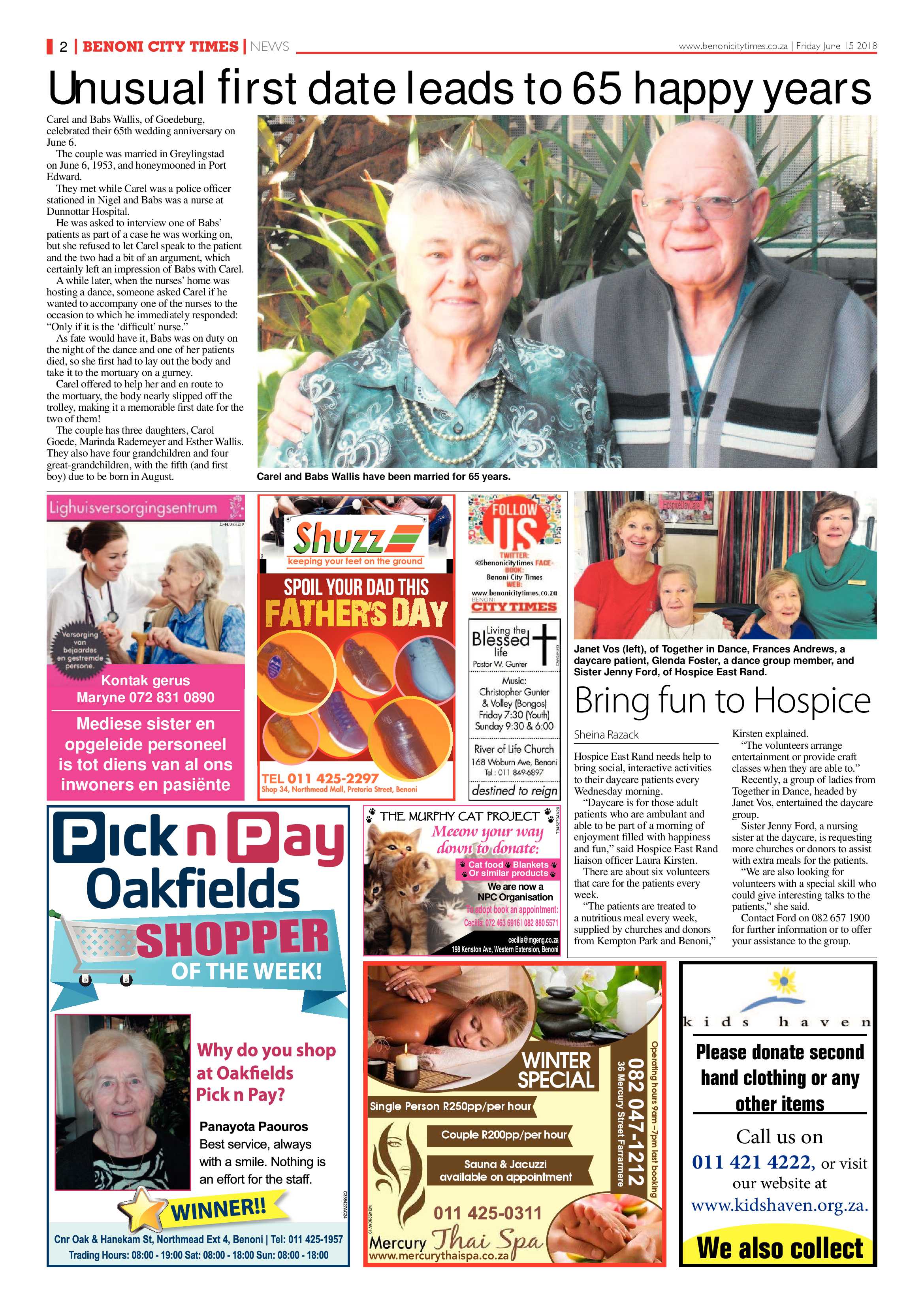 Benoni City Times 14 June 2018 page 2
