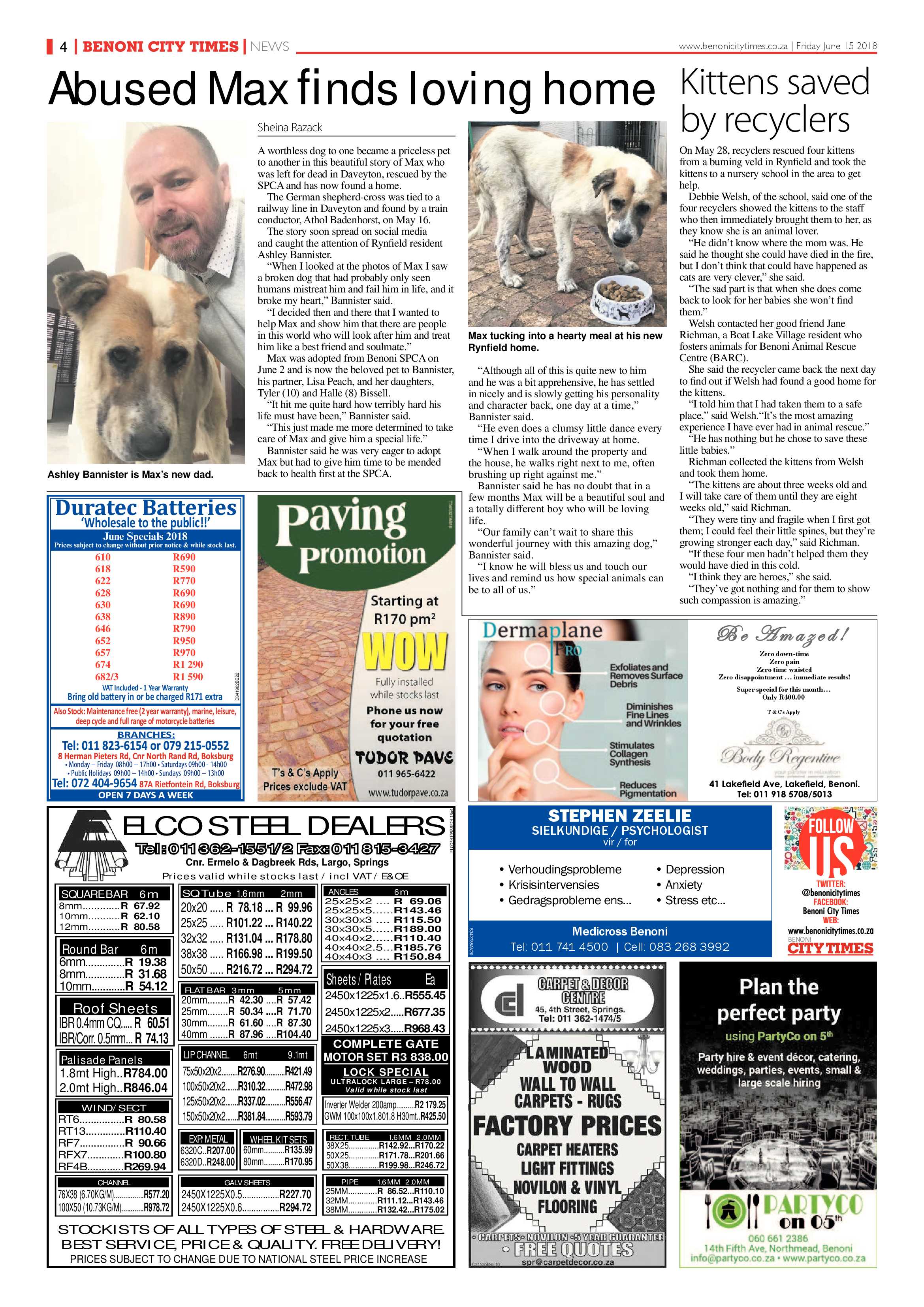 Benoni City Times 14 June 2018 page 4