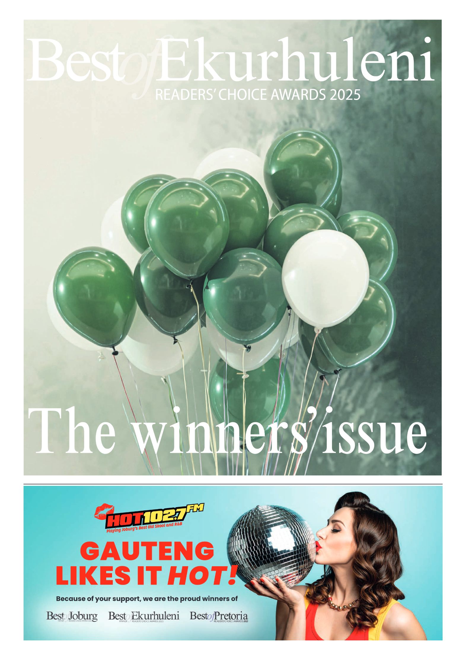 Best of Ekurhuleni Readers Choice Awards 2025 page 1