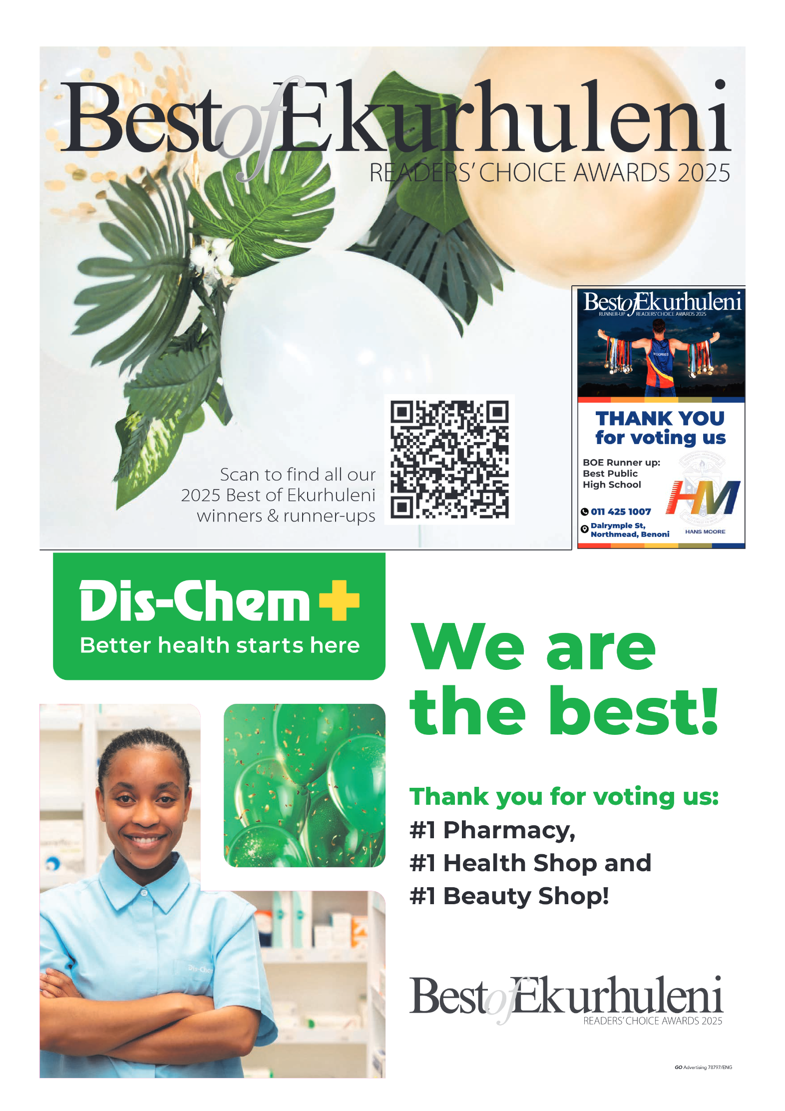 Best of Ekurhuleni Readers Choice Awards 2025 page 12