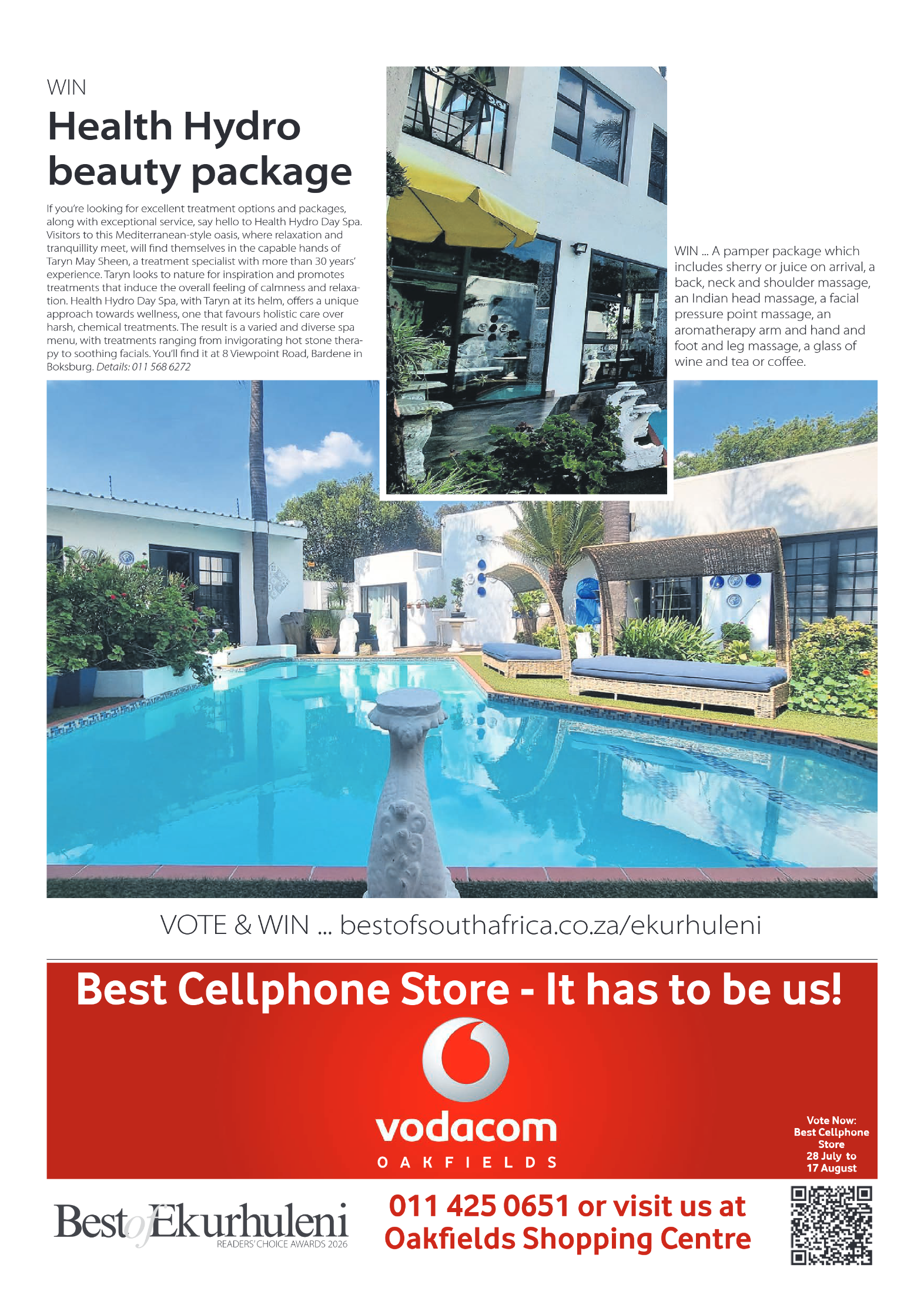 Best of Ekurhuleni Readers Choice Awards 2026 page 11