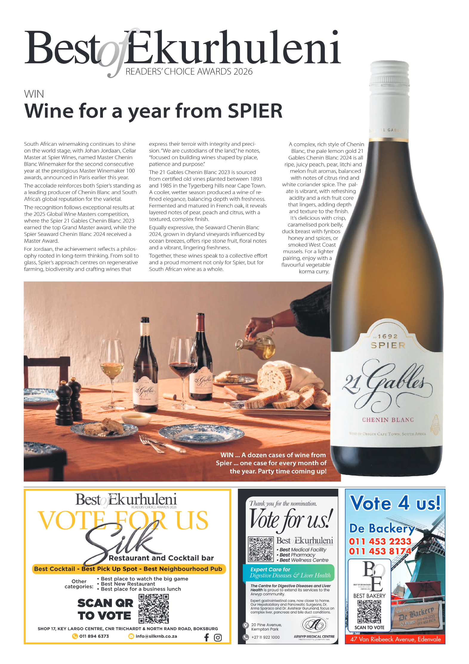 Best of Ekurhuleni Readers Choice Awards 2026 page 6