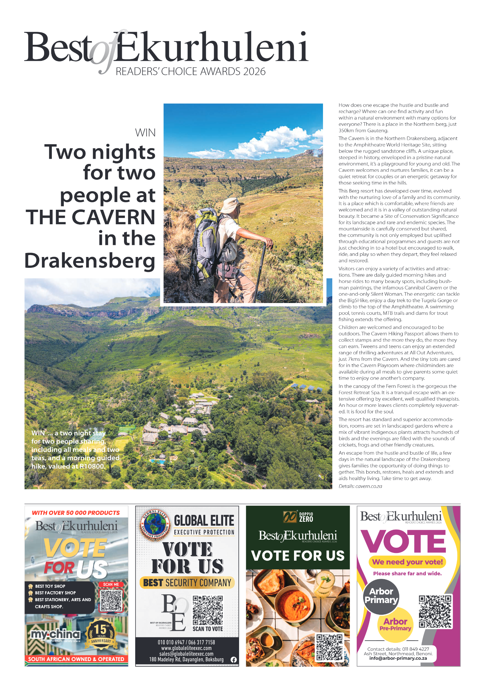 Best of Ekurhuleni Readers Choice Awards 2026 page 8