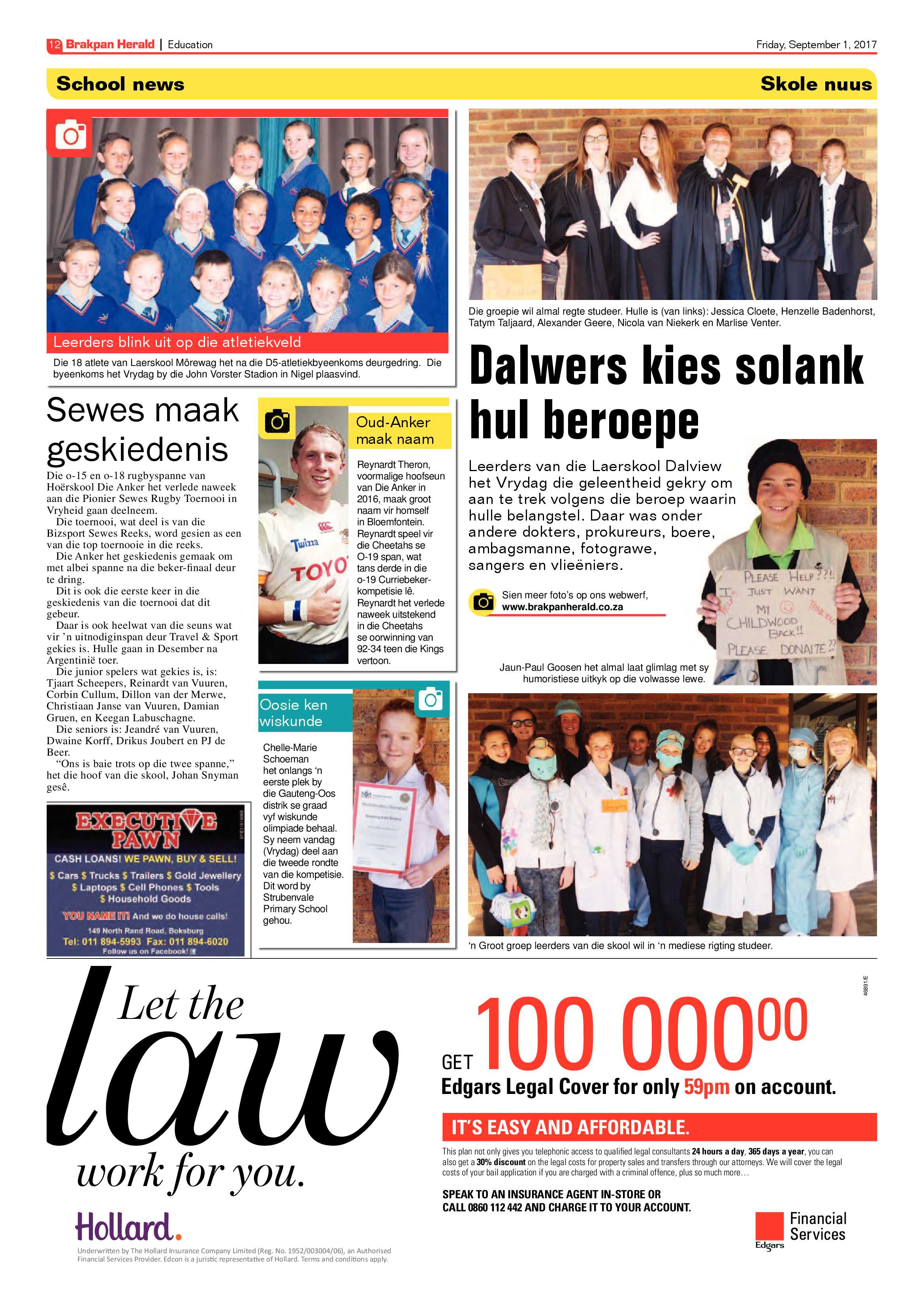Brakpan Herald 01 September 2017 page 12