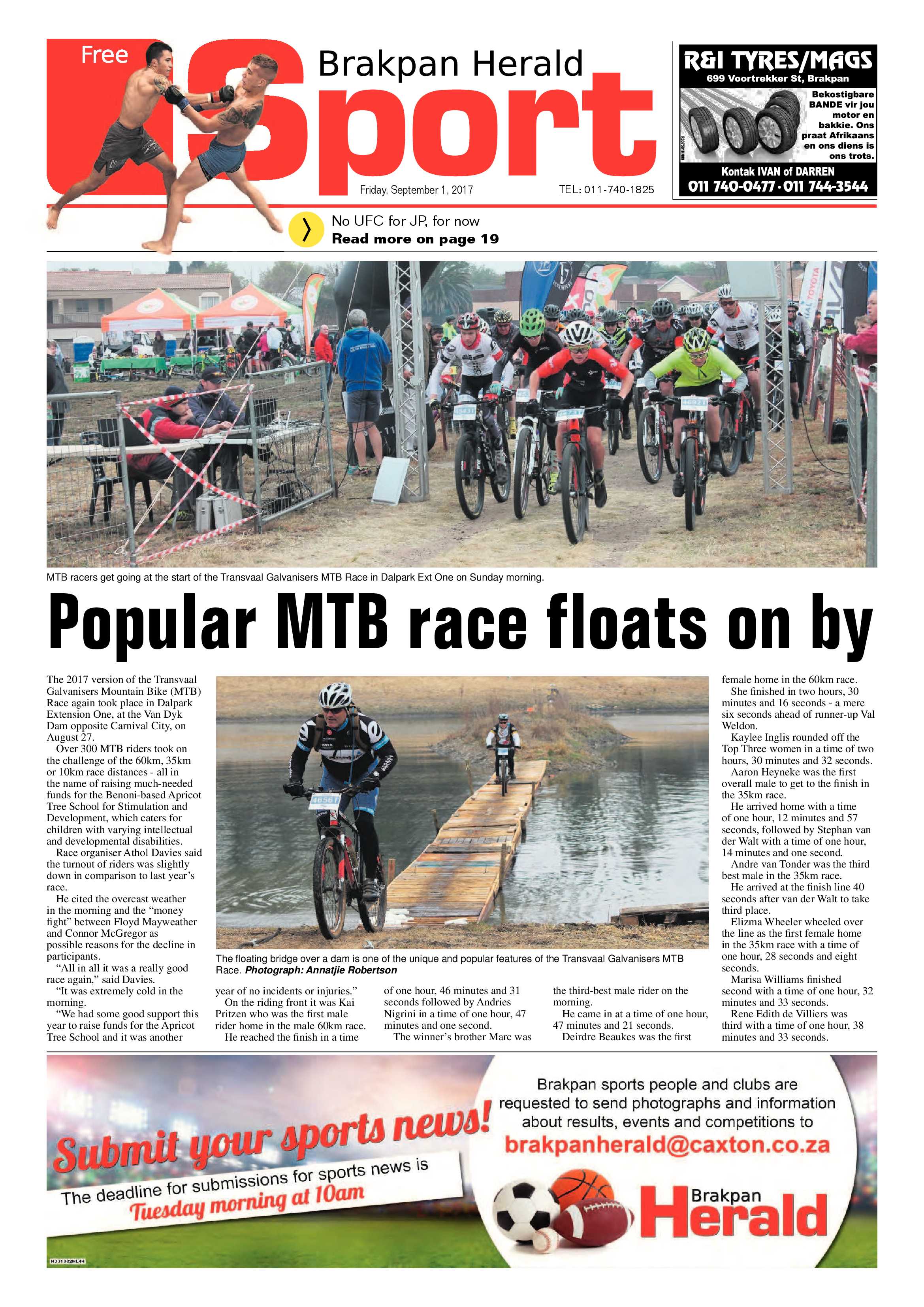Brakpan Herald 01 September 2017 page 20