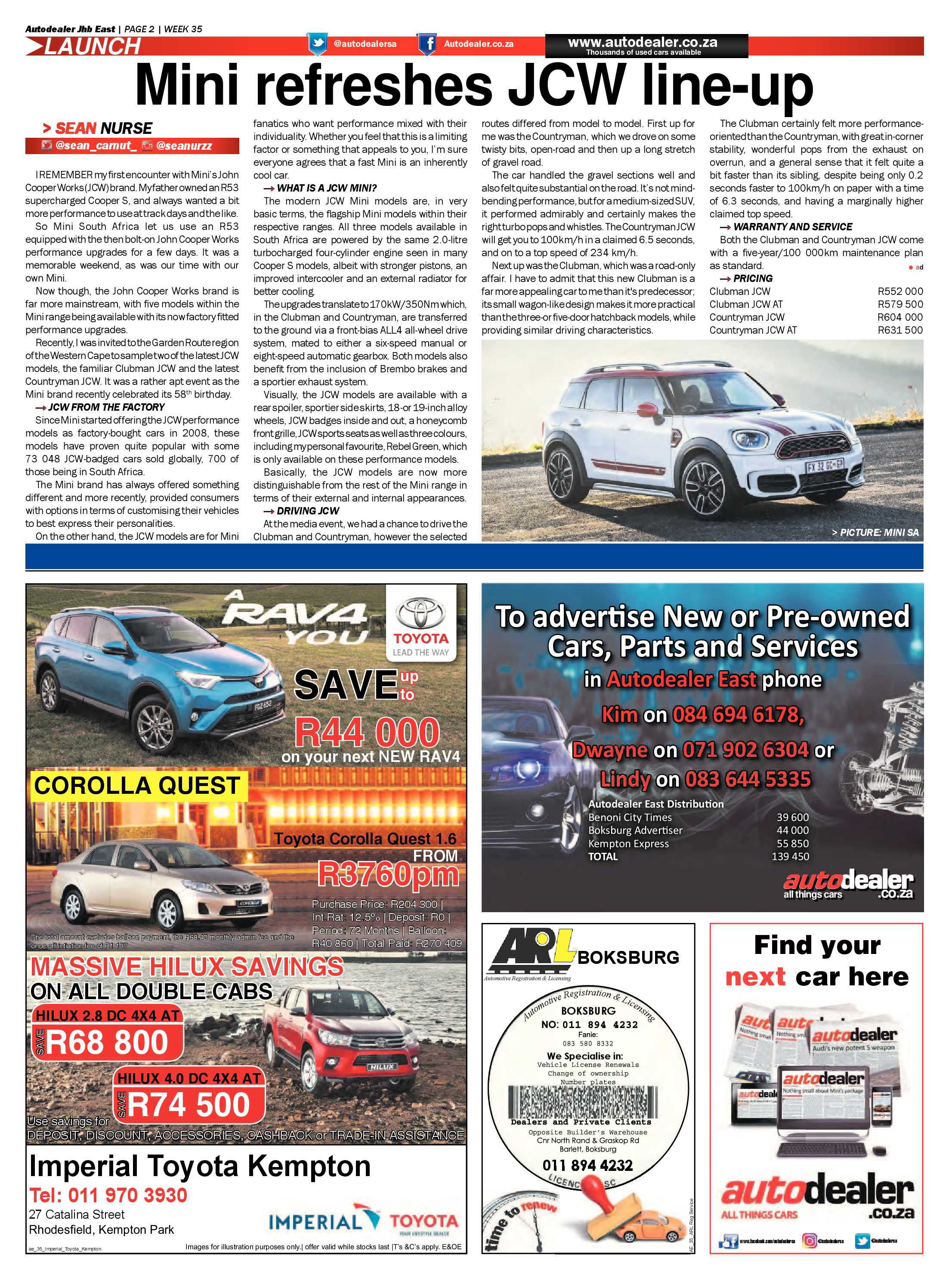 Brakpan Herald 01 September 2017 page 22