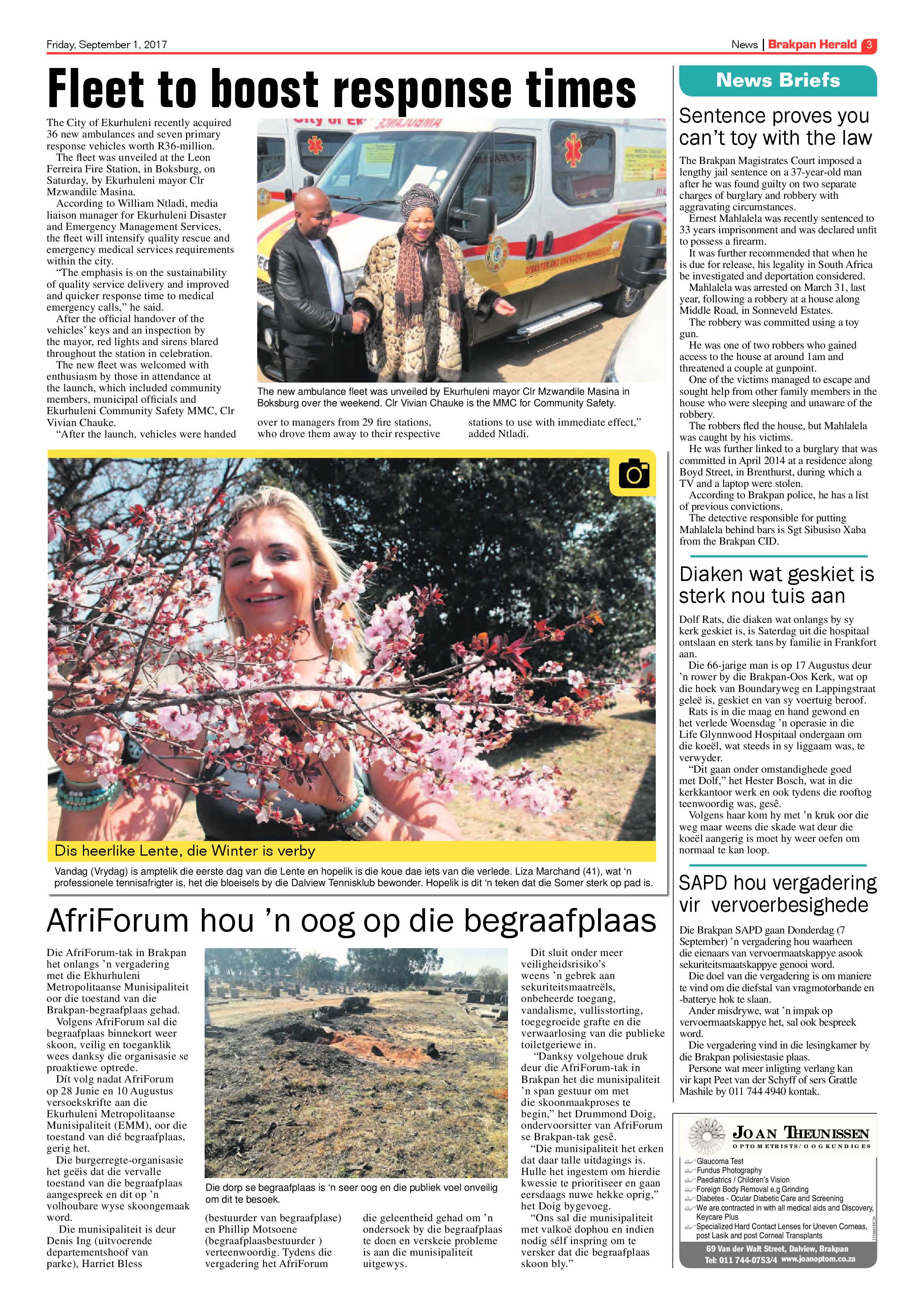 Brakpan Herald 01 September 2017 page 3