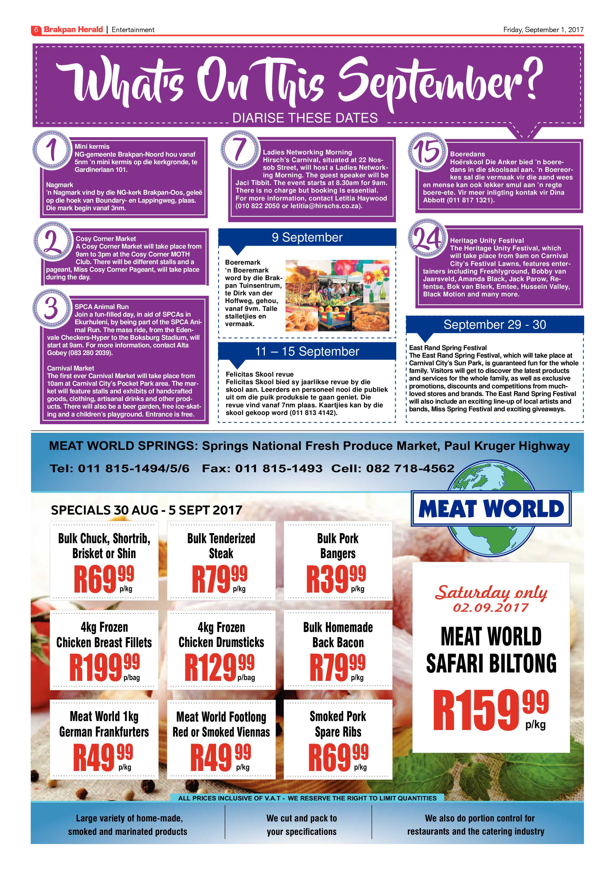 Brakpan Herald 01 September 2017 page 6