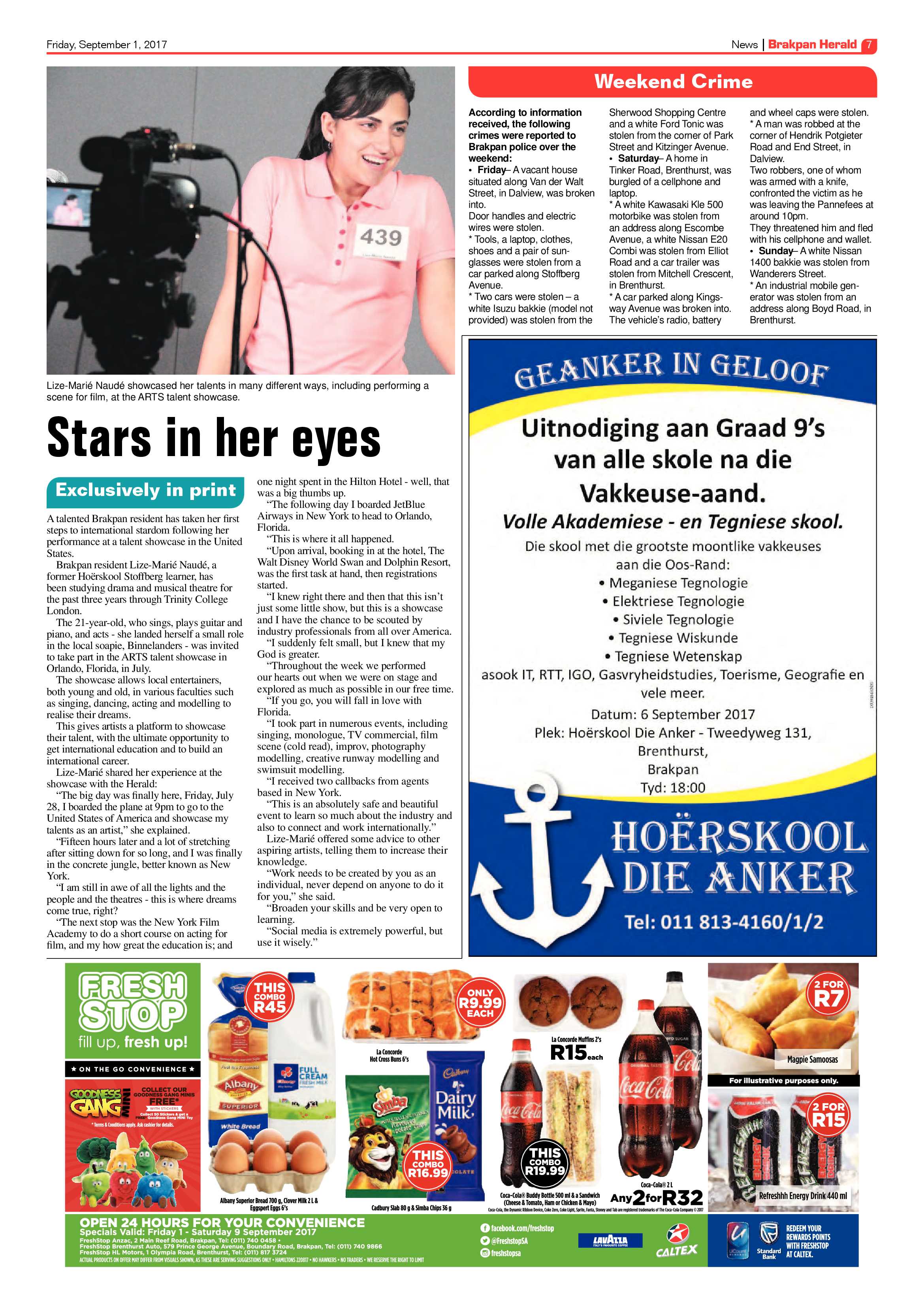 Brakpan Herald 01 September 2017 page 7