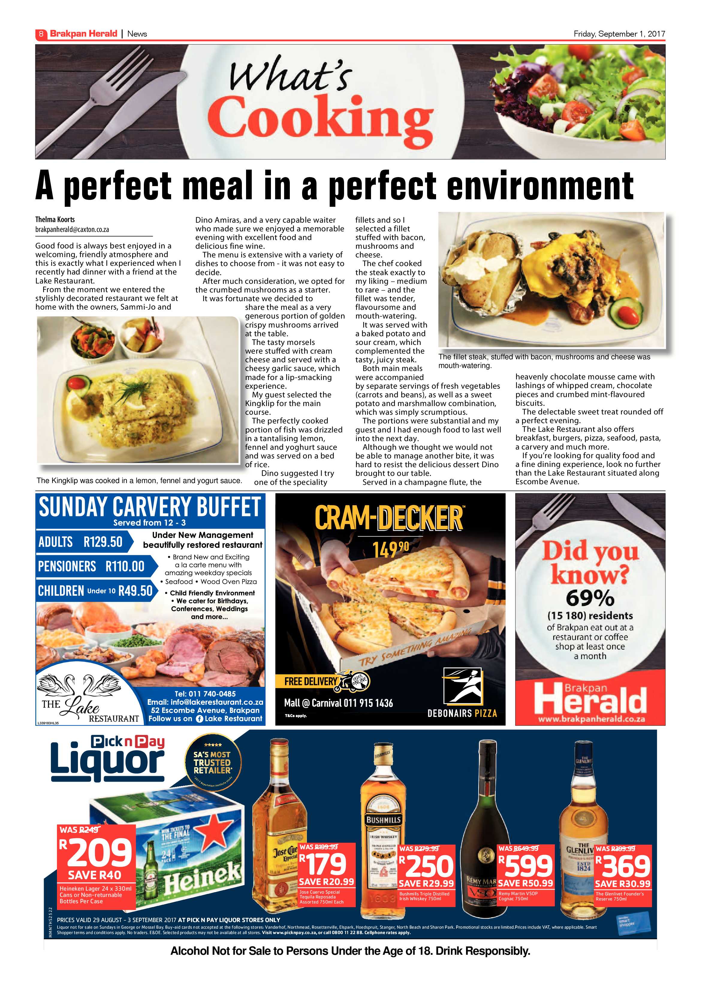 Brakpan Herald 01 September 2017 page 8