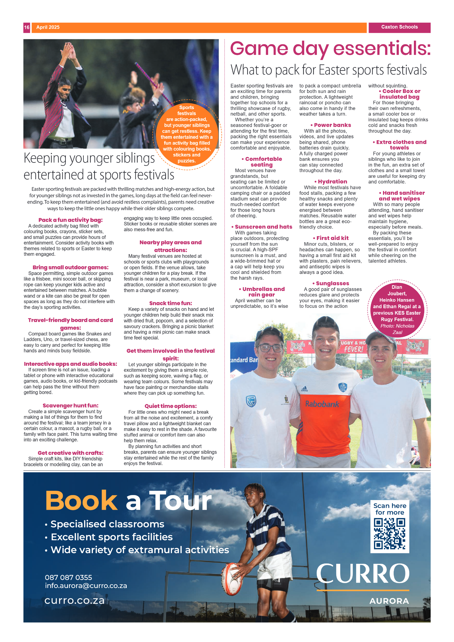 Caxton Schools – 1 April 2025 – Volume 1 page 16