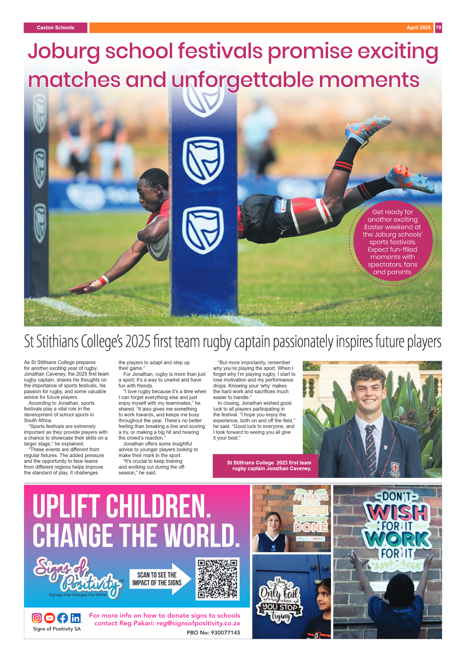 Caxton Schools – 1 April 2025 – Volume 1 page 19