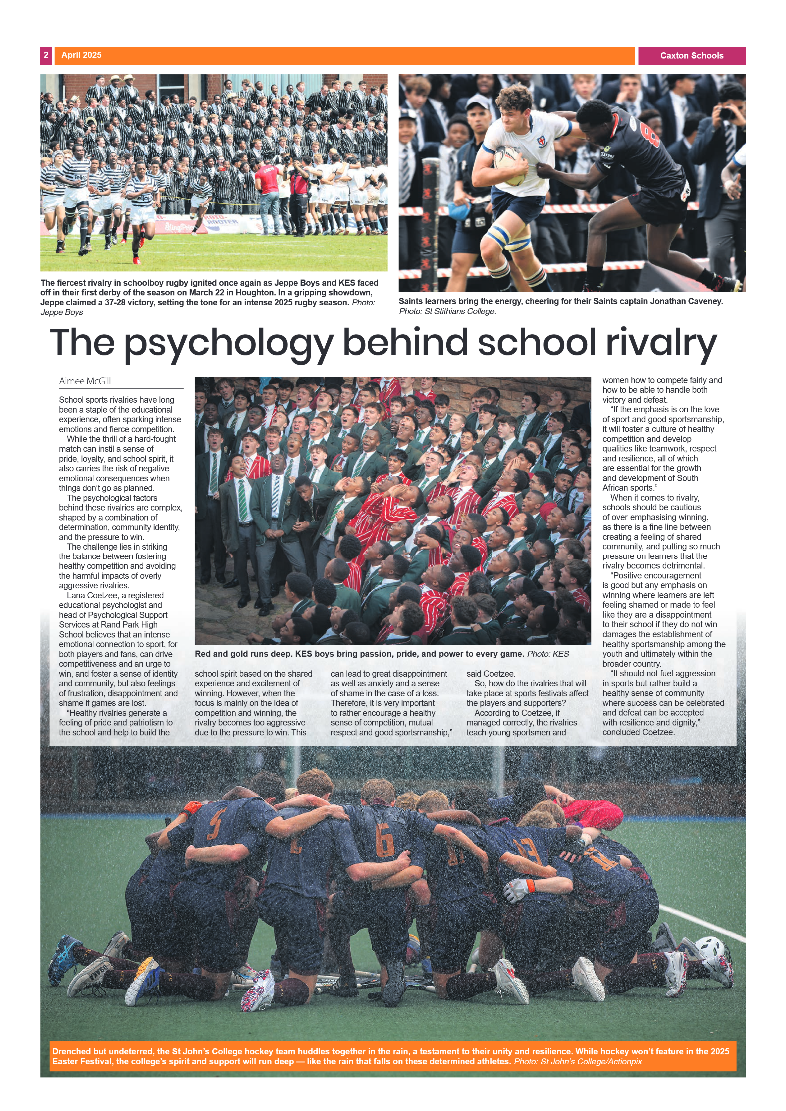 Caxton Schools – 1 April 2025 – Volume 1 page 2