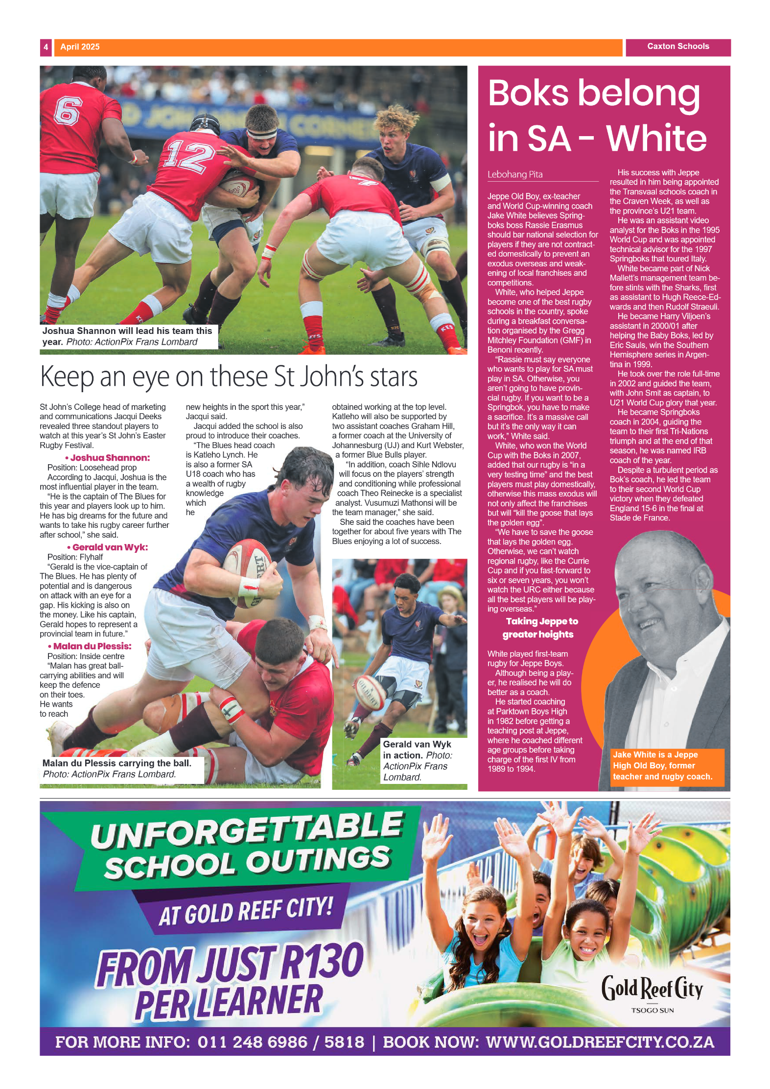 Caxton Schools – 1 April 2025 – Volume 1 page 4