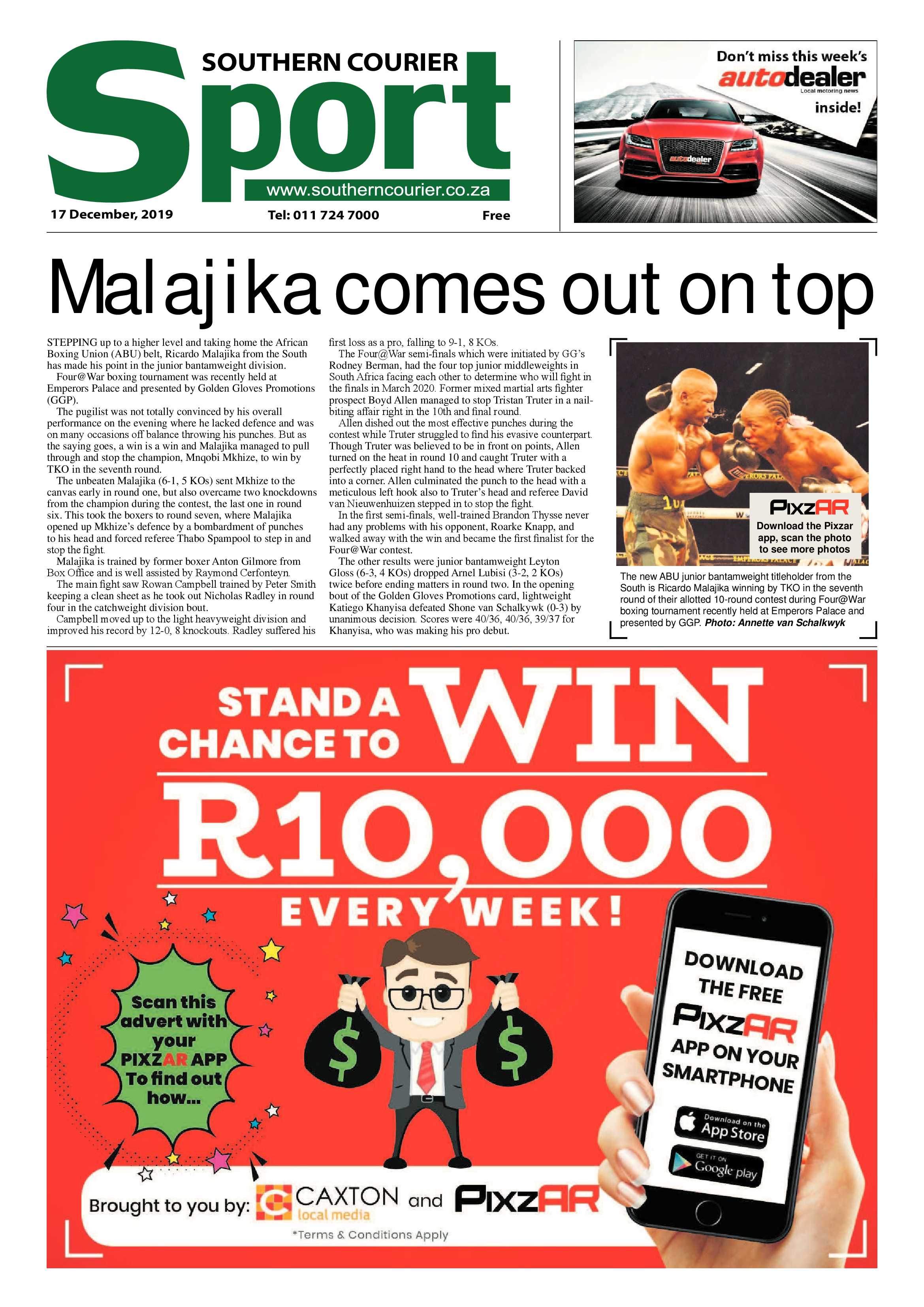 Southern Courier 17 December 2019 page 16