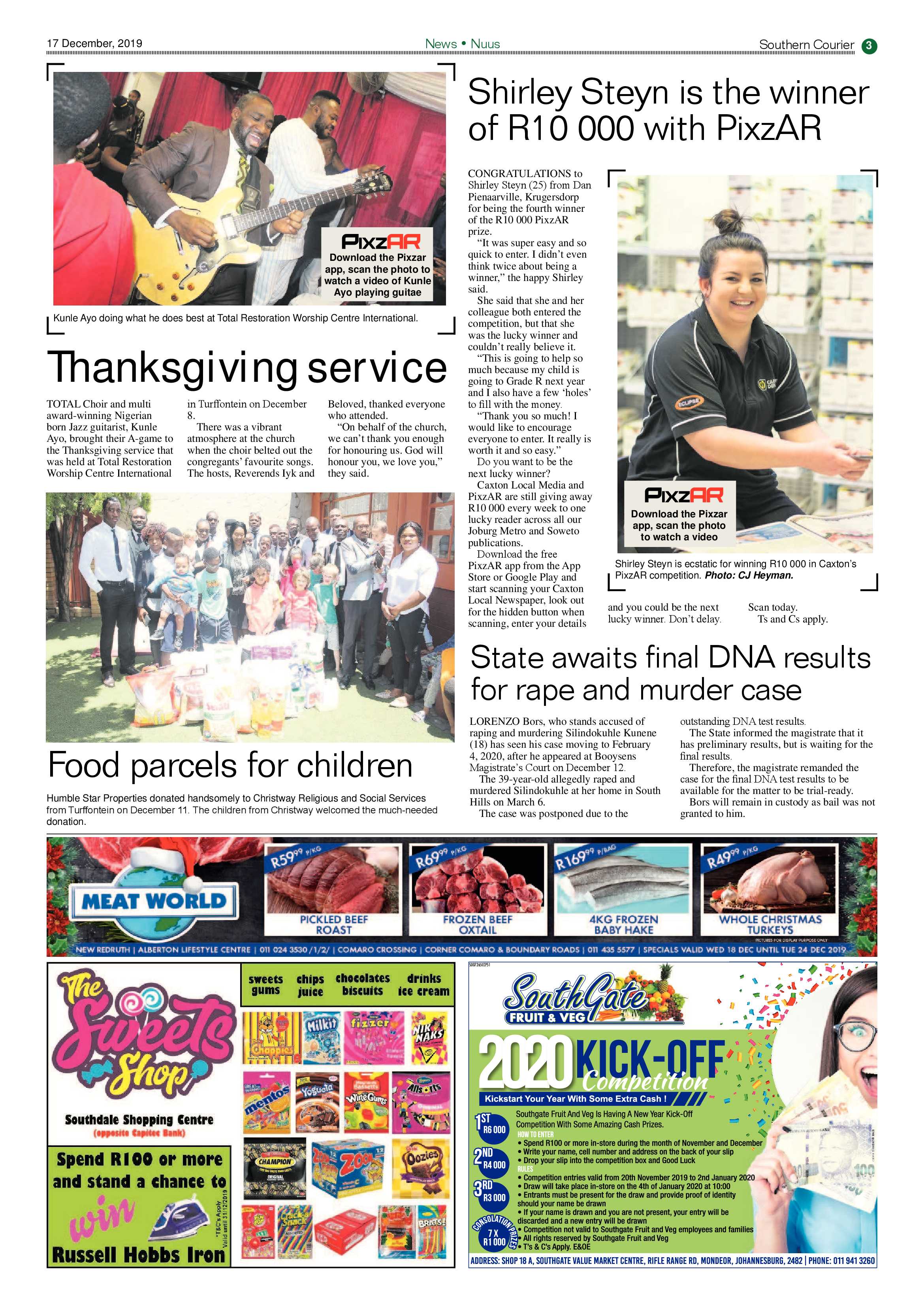 Southern Courier 17 December 2019 page 3